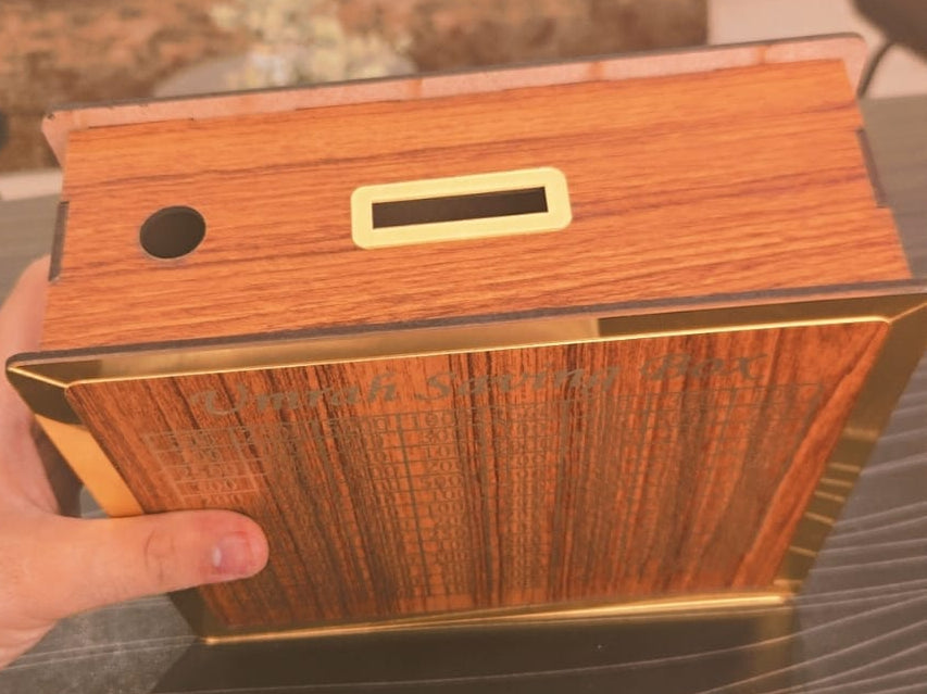 Umrah Saving Box – Box For Umrah Saving | Umrah Saving Box – Best Quality Umrah Saving Box – Umrah Saving Box Wooden Money Box For Umrah – 210,000