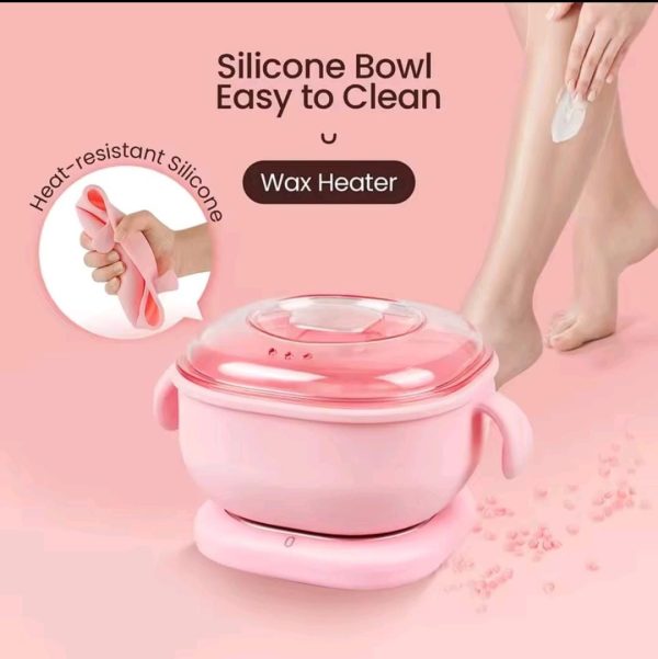 Portable Foldable 400ml Silicone Wax Warmer – Travel-friendly Hair Removal Heater For Body & Spa Use |random Color