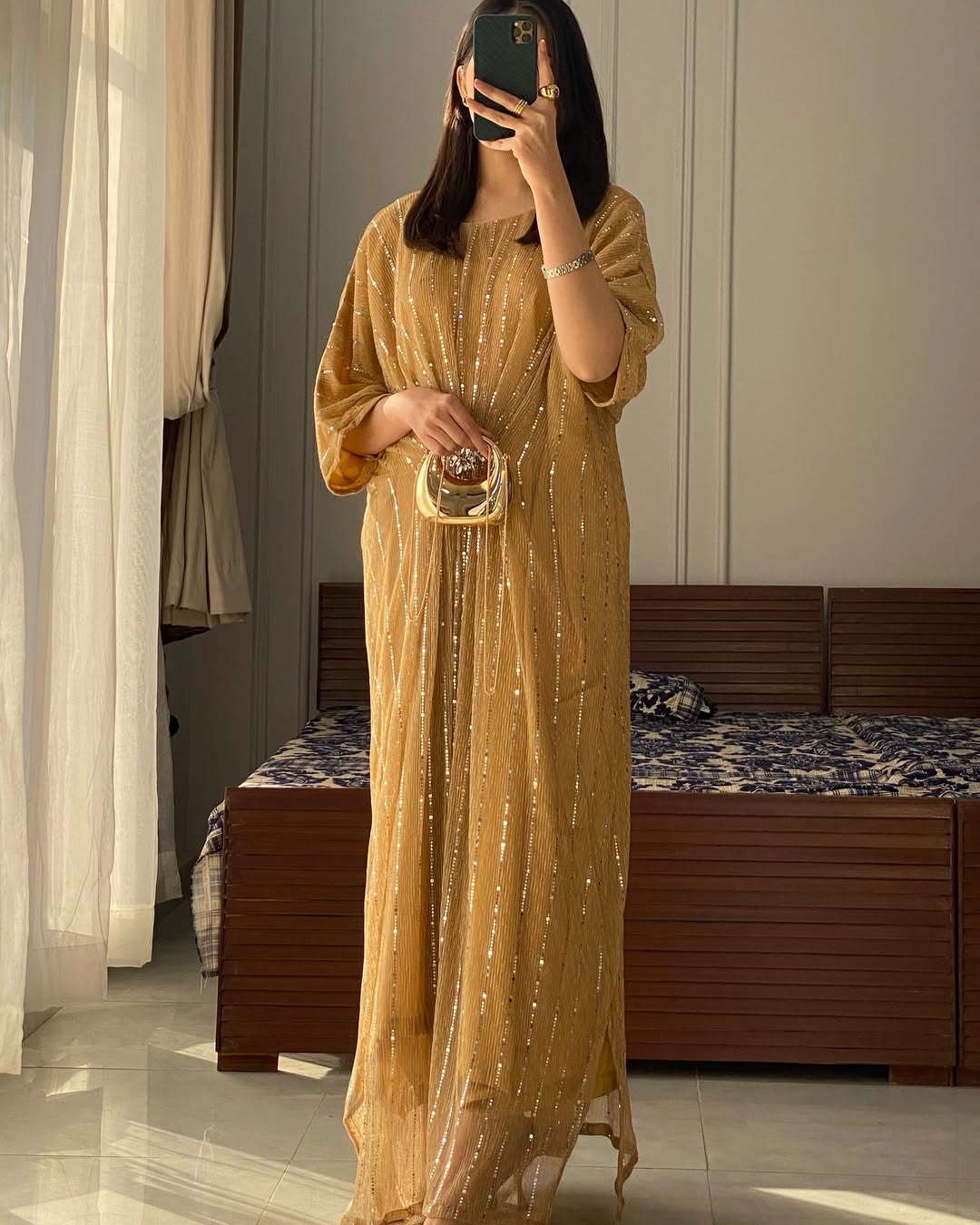Rooh-e-Sham Kaftan – Elegance in Every Fold