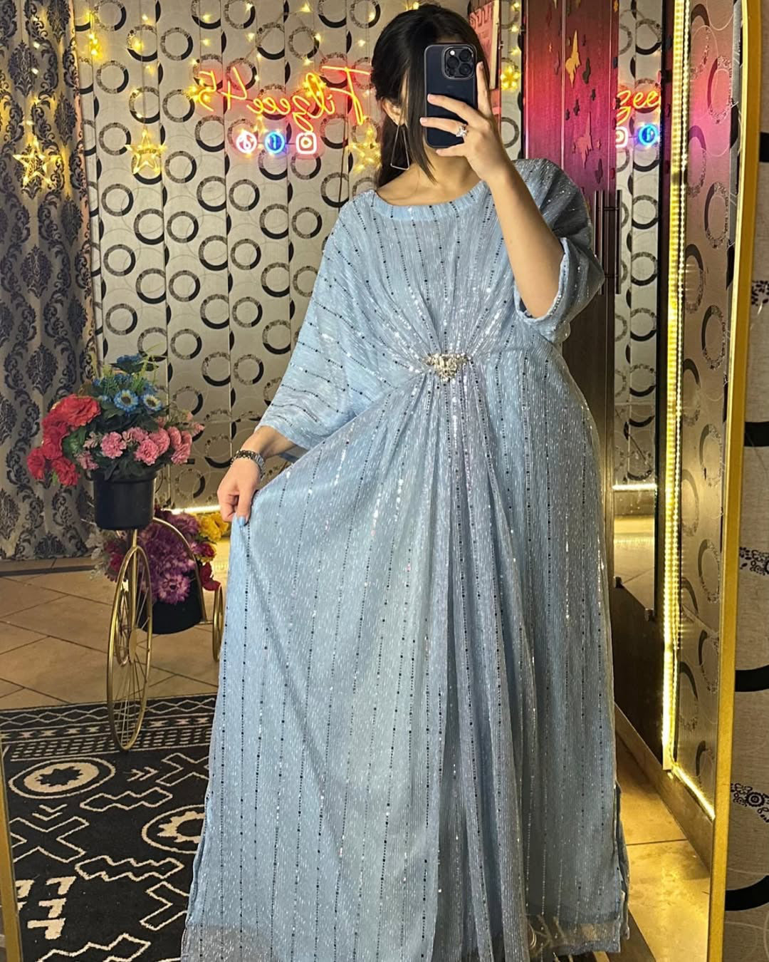Rooh-e-Sham Kaftan – Elegance in Every Fold