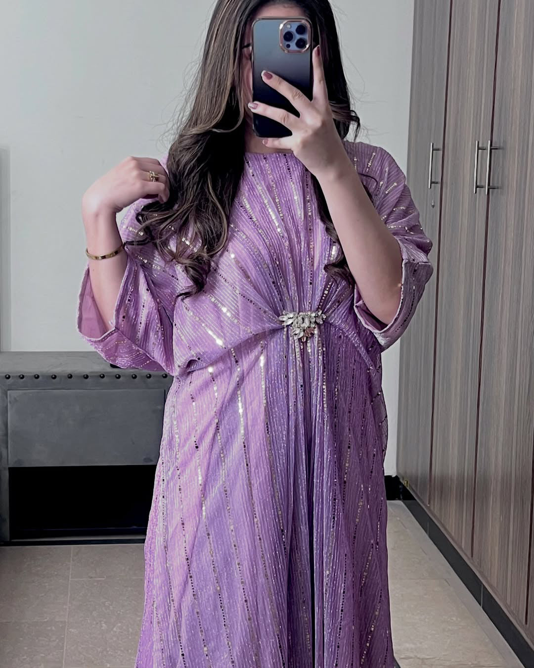 Rooh-e-Sham Kaftan – Elegance in Every Fold