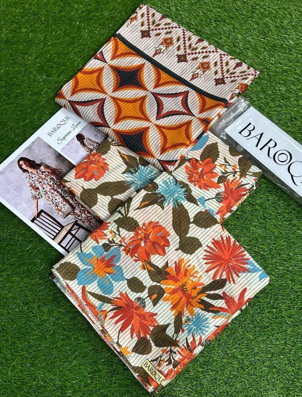 3PC Digital Printed Lawn Suit 2025 – Limited Stock | Premium Quality