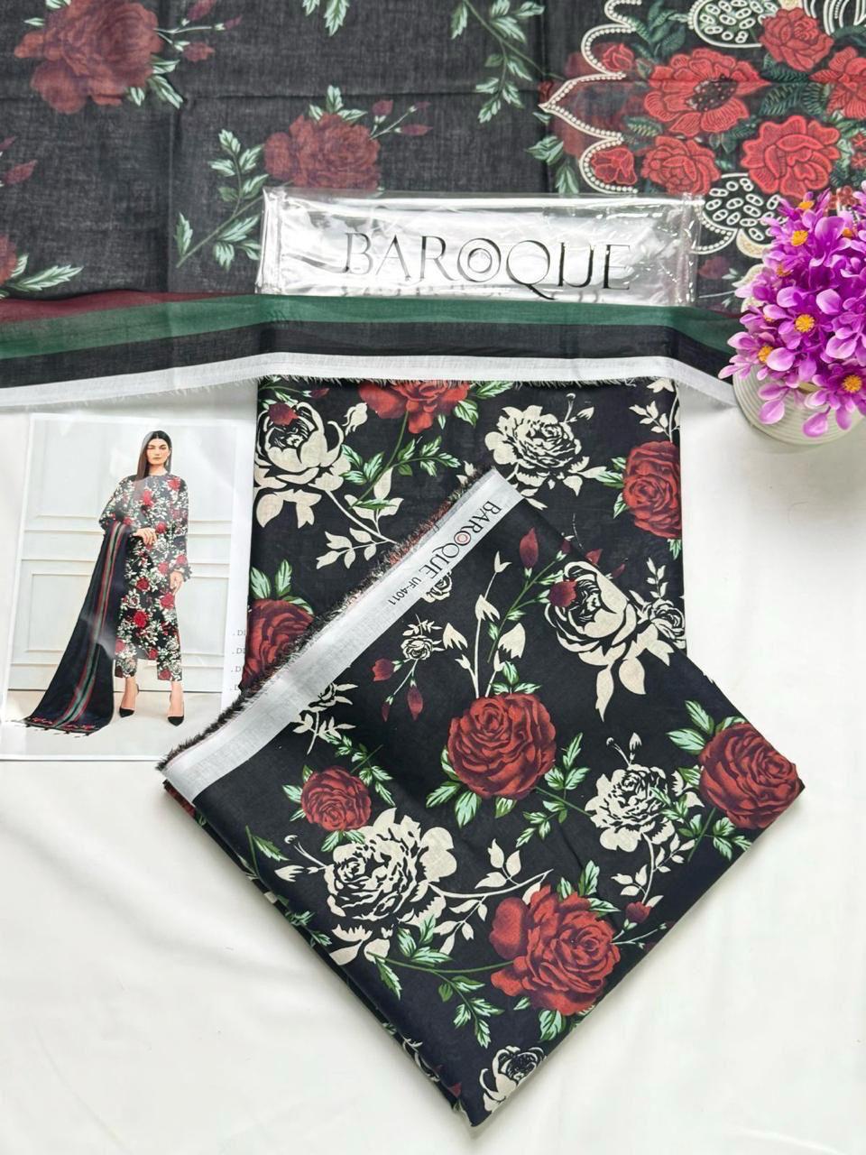 3PC Digital Printed Lawn Suit 2025 – Limited Stock | Premium Quality