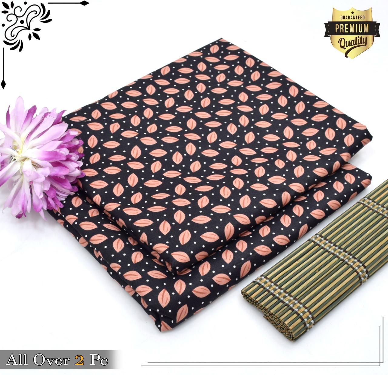 Mid-Season 2PC Floral Printed Set – Micro Polo Cotton | Premium Stitching