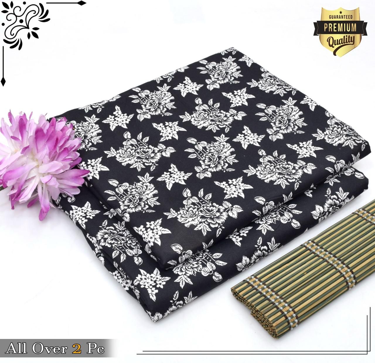 Mid-Season 2PC Floral Printed Set – Micro Polo Cotton | Premium Stitching