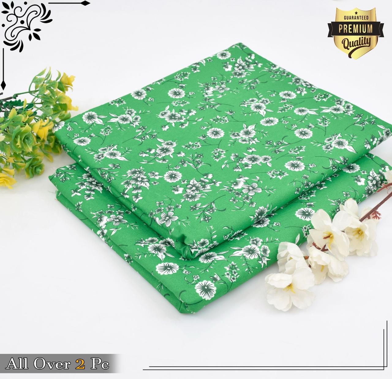 Mid-Season 2PC Floral Printed Set – Micro Polo Cotton | Premium Stitching