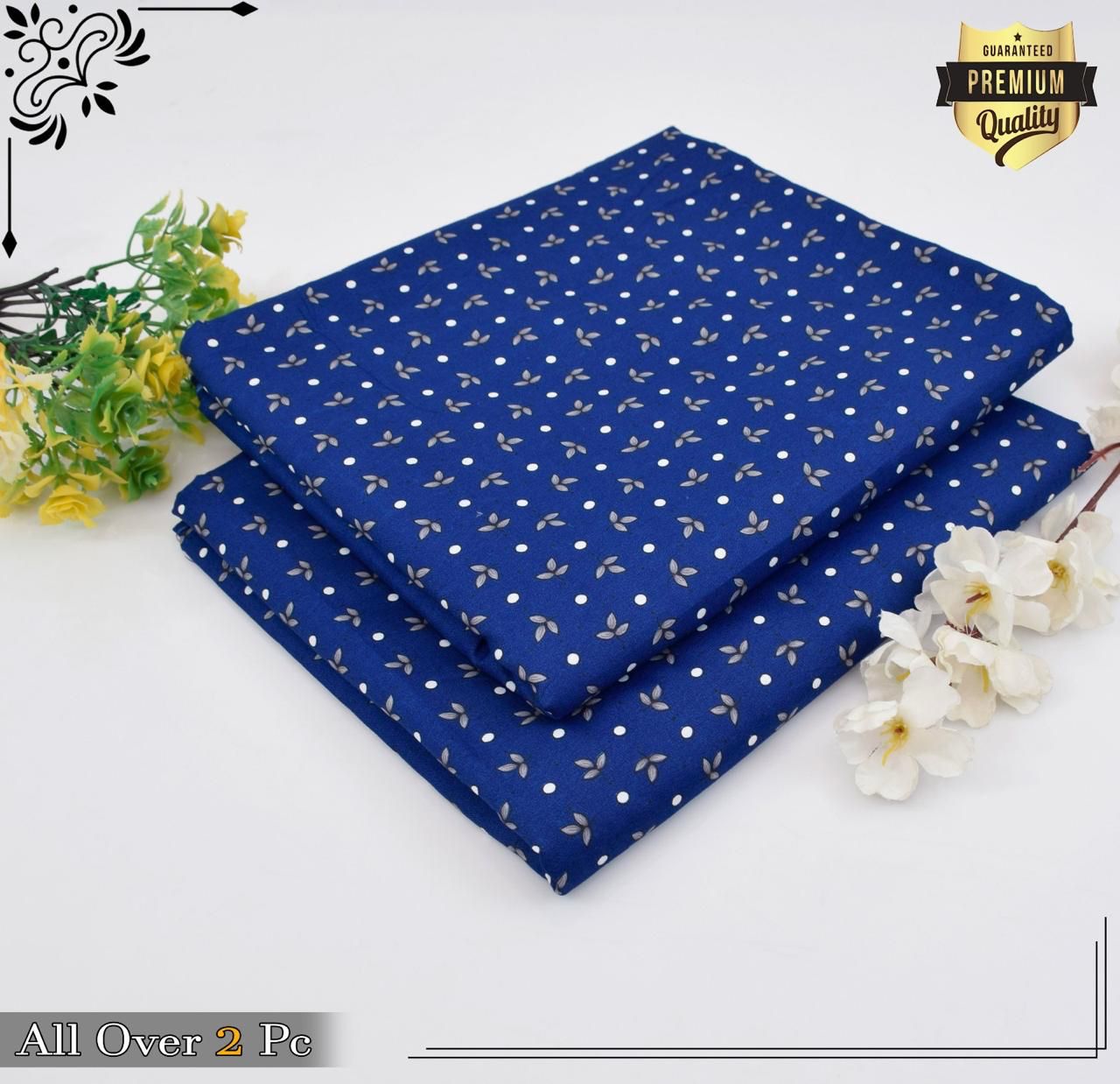 Mid-Season 2PC Floral Printed Set – Micro Polo Cotton | Premium Stitching