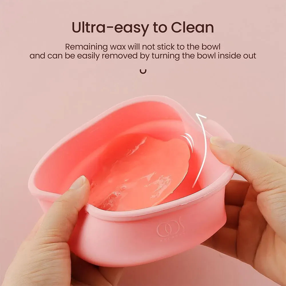 Portable Foldable 400ml Silicone Wax Warmer – Travel-friendly Hair Removal Heater For Body & Spa Use |random Color