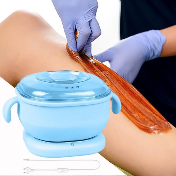 Portable Foldable 400ml Silicone Wax Warmer – Travel-friendly Hair Removal Heater For Body & Spa Use |random Color