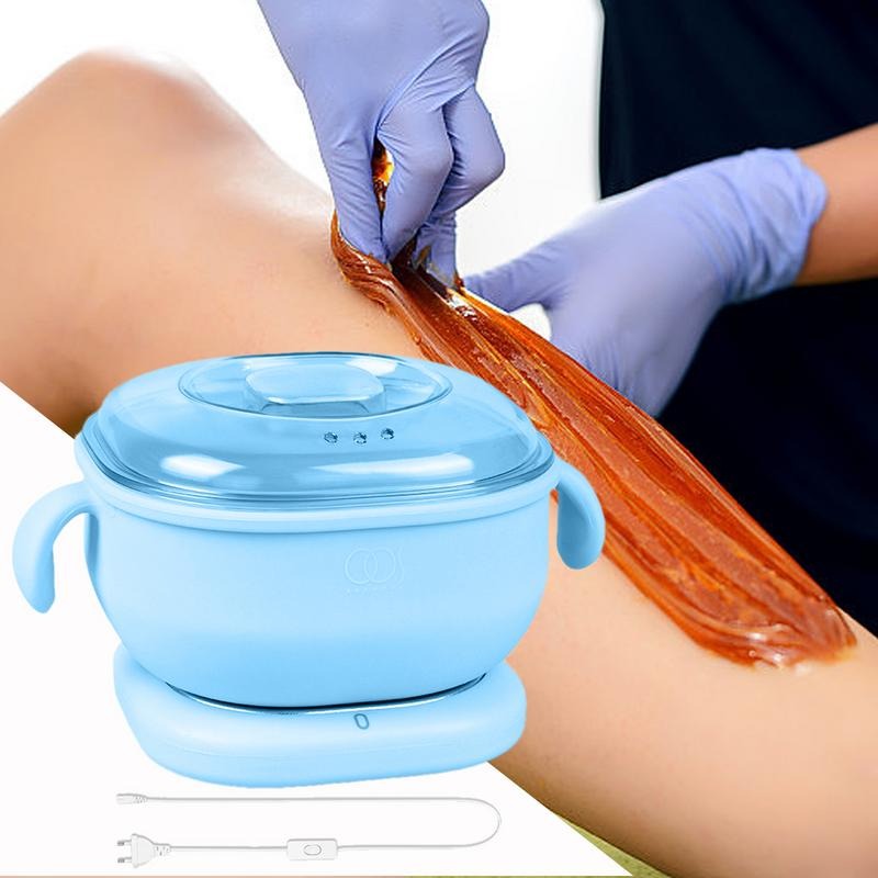 Portable Foldable 400ml Silicone Wax Warmer – Travel-friendly Hair Removal Heater For Body & Spa Use |random Color