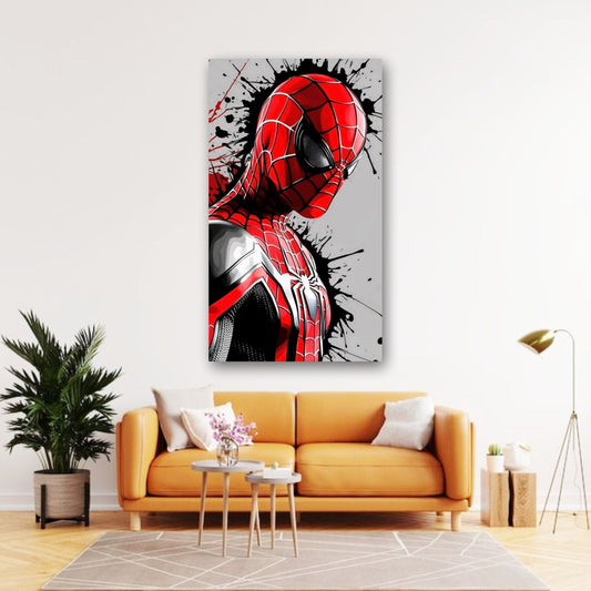 Metal Wall Art, Spiderman Design Metal Printed Wall Decor