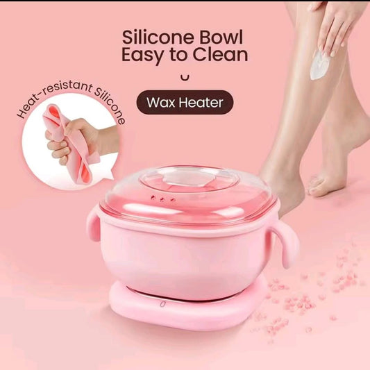 Portable Foldable 400ml Silicone Wax Warmer – Travel-friendly Hair Removal Heater For Body & Spa Use |random Color