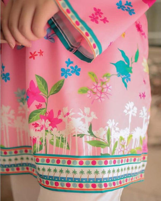 🌟 Digital Printed Co-Ord Set (2PCs) – Swiss Lawn