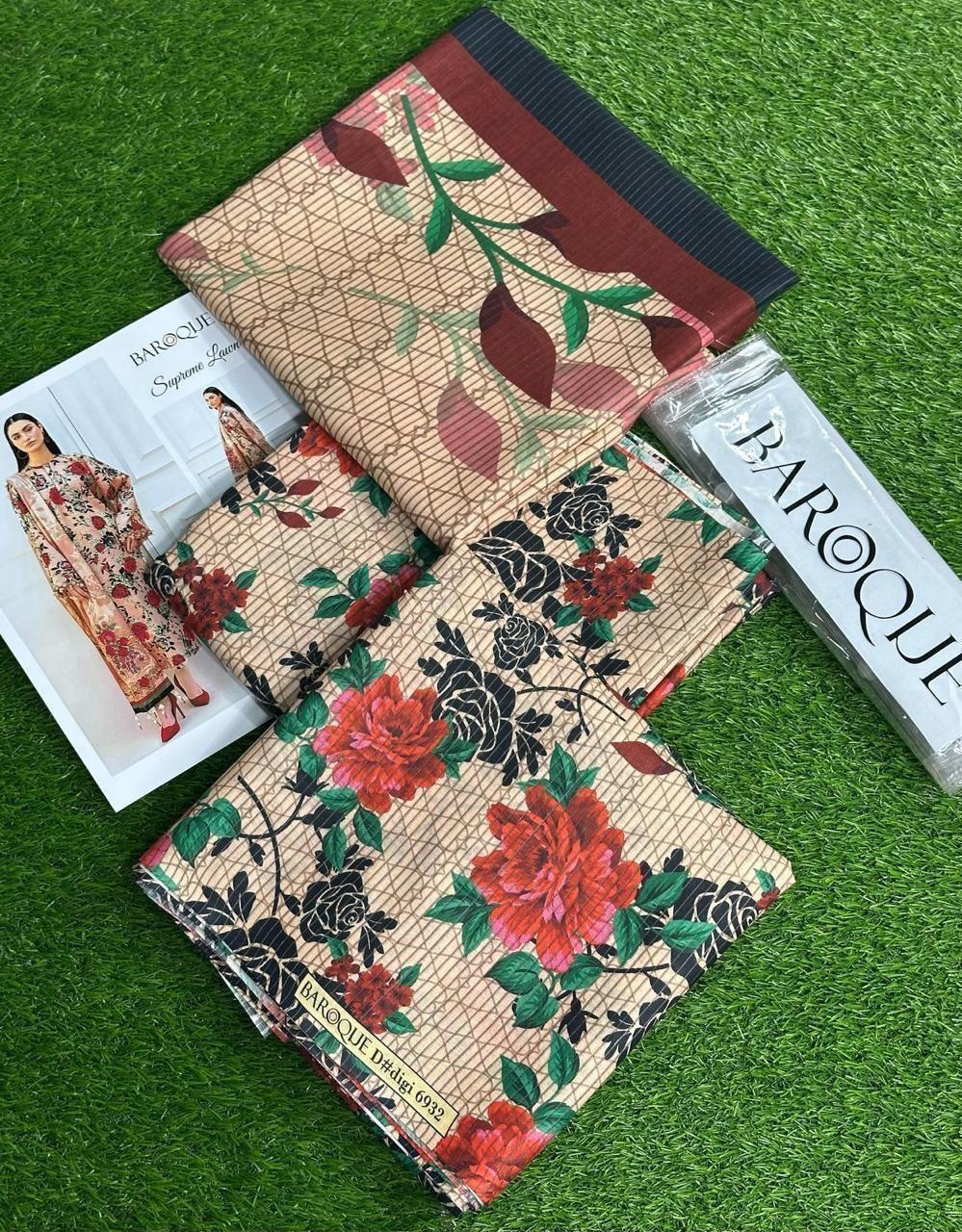 3PC Digital Printed Lawn Suit 2025 – Limited Stock | Premium Quality