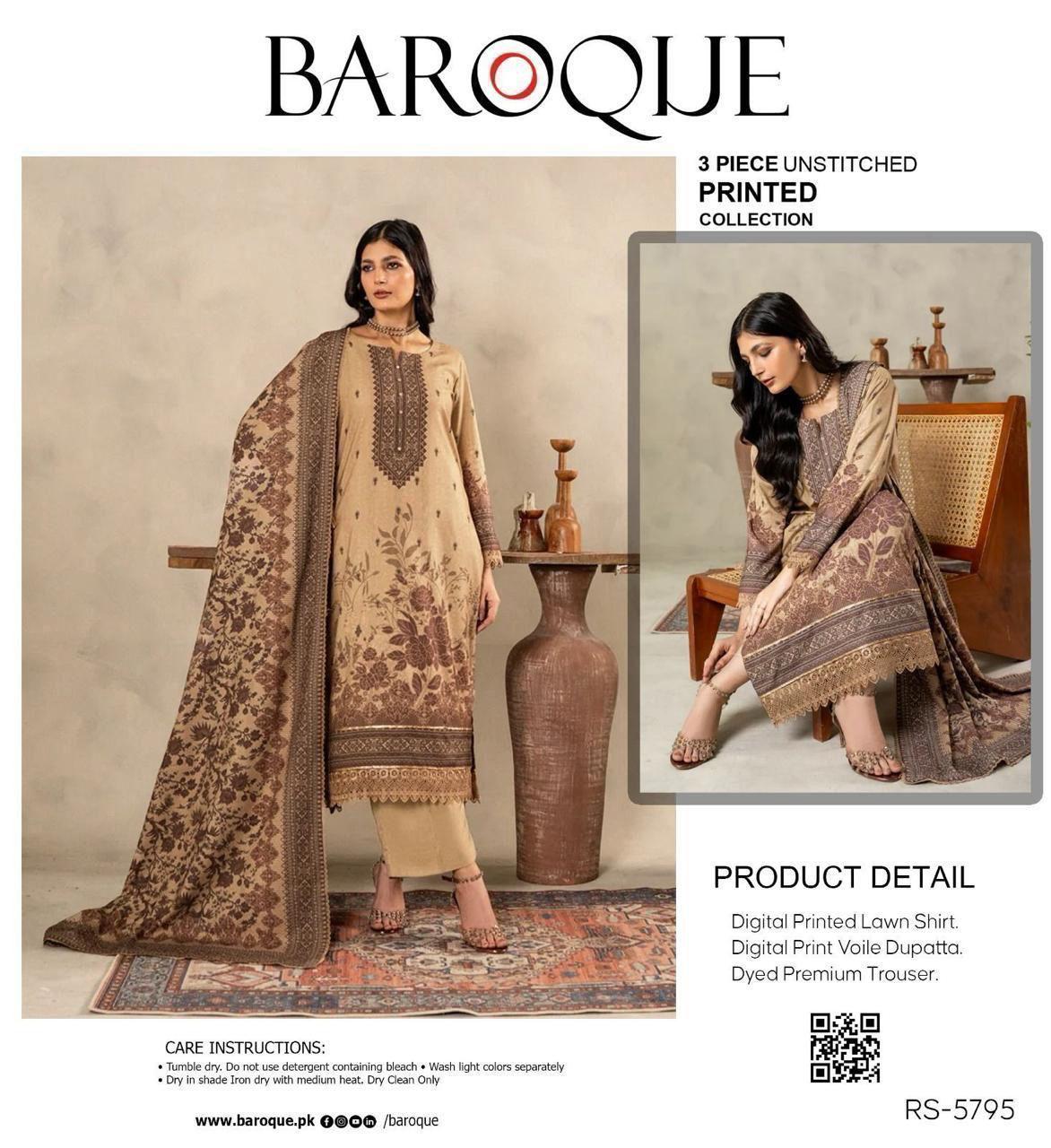 3PC Digital Printed Lawn Suit 2025 – Limited Stock | Premium Quality