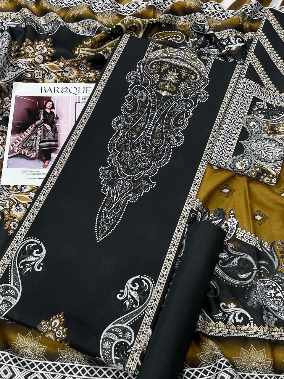 3PC Digital Printed Lawn Suit 2025 – Limited Stock | Premium Quality