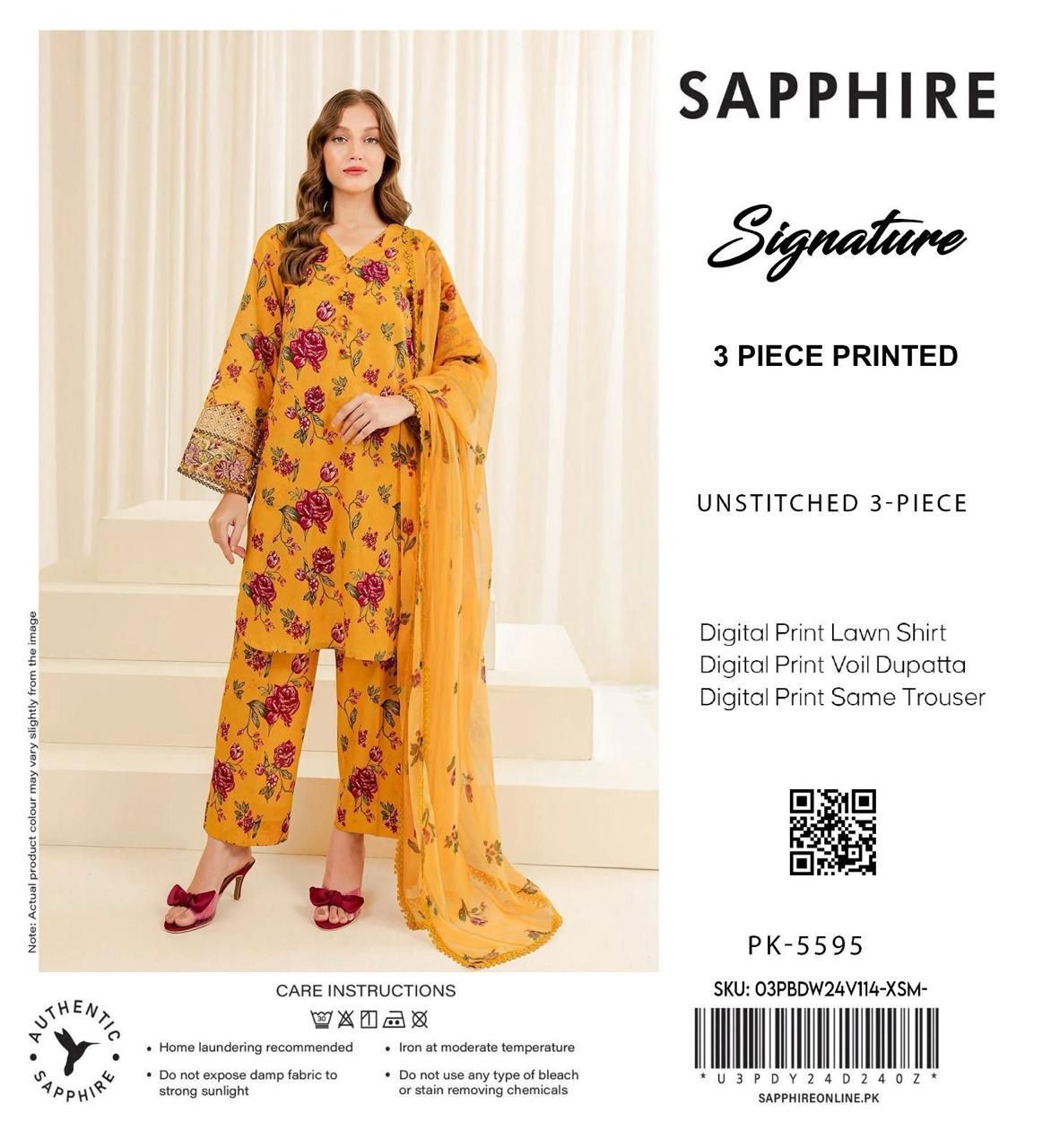 3PC Digital Printed Lawn Suit 2025 – Limited Stock | Premium Quality