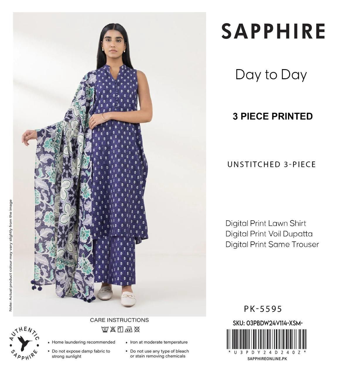 3PC Digital Printed Lawn Suit 2025 – Limited Stock | Premium Quality