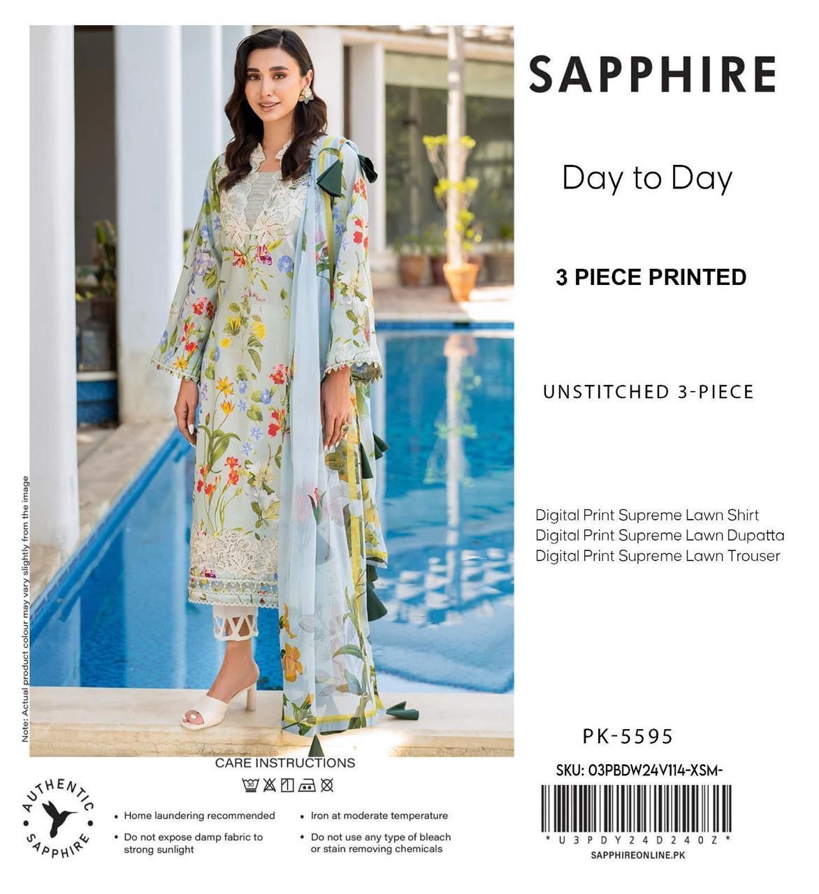 3PC Digital Printed Lawn Suit 2025 – Limited Stock | Premium Quality