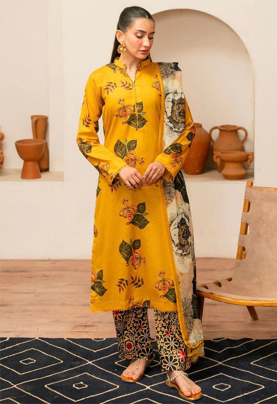 3PC Digital Printed Lawn Suit 2025 – Limited Stock | Premium Quality