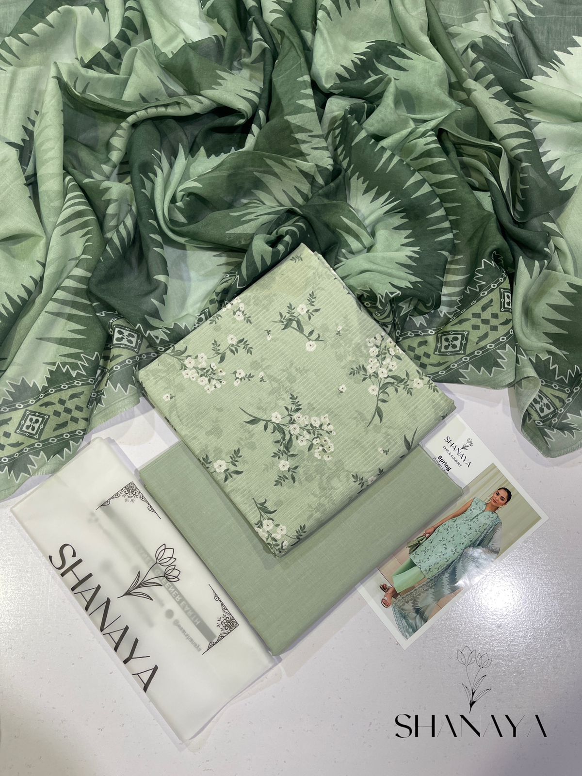 Ashnoor by Shanaya 3PC Lawn Suit – Digital Printed | Limited Stock