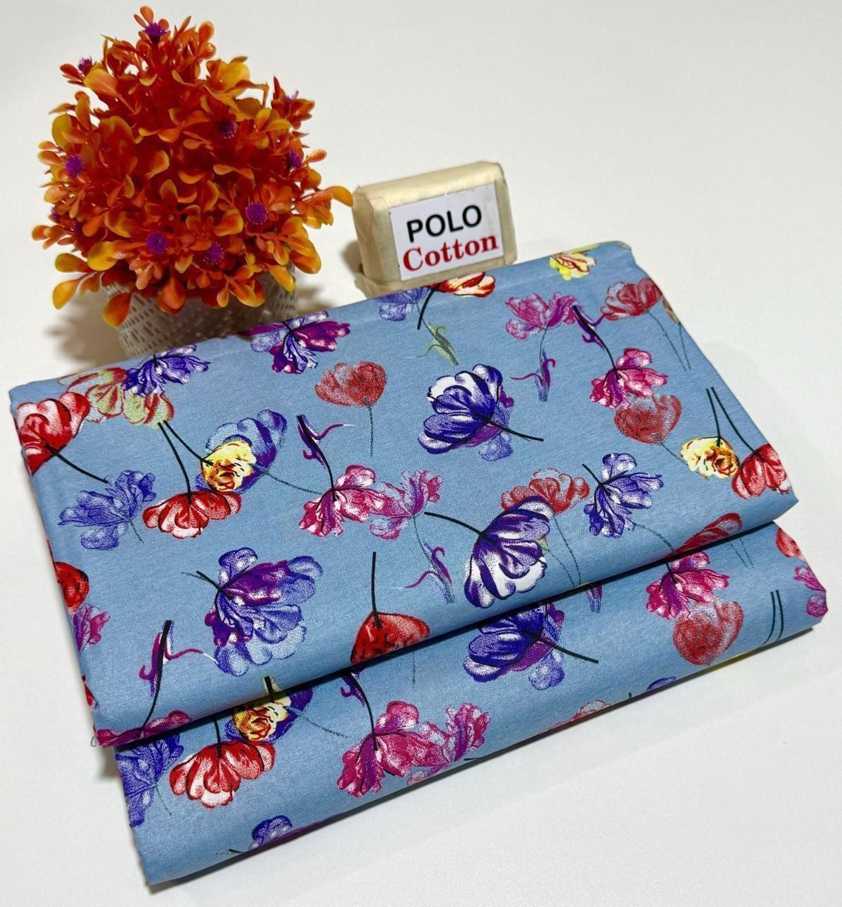 Mid-Season 2PC Floral Printed Set – Micro Polo Cotton | Premium Stitching