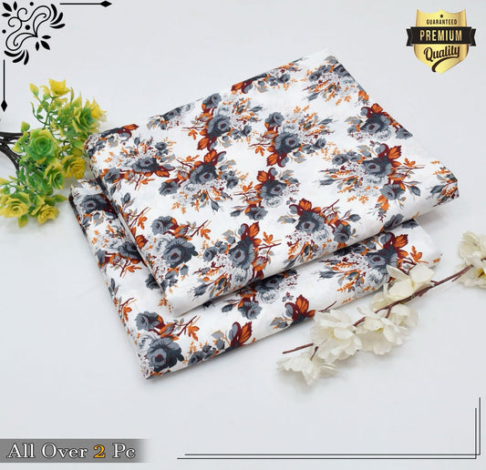 Mid-Season 2PC Floral Printed Set – Micro Polo Cotton | Premium Stitching