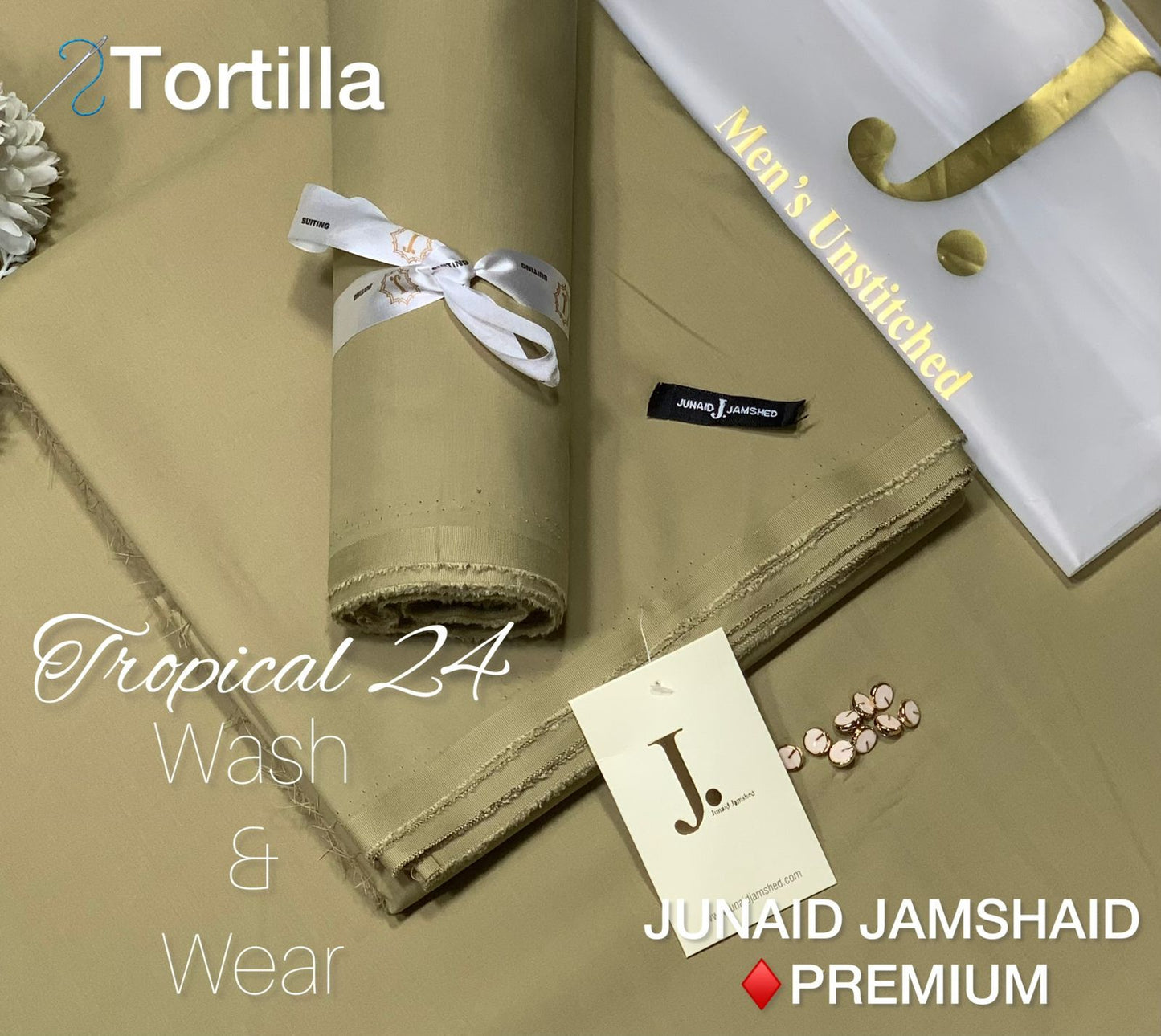 Men’s Luxury Tropical Collection 2025 – Premium Wash & Wear Fabric (4 Meter)