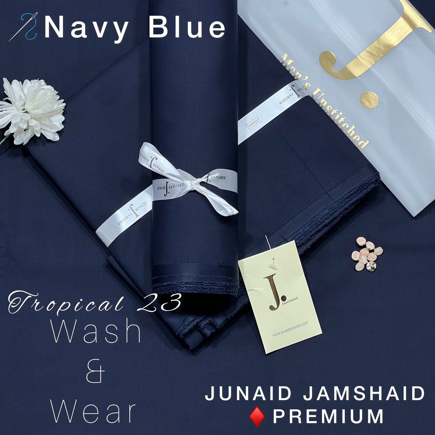 Men’s Luxury Tropical Collection 2025 – Premium Wash & Wear Fabric (4 Meter)