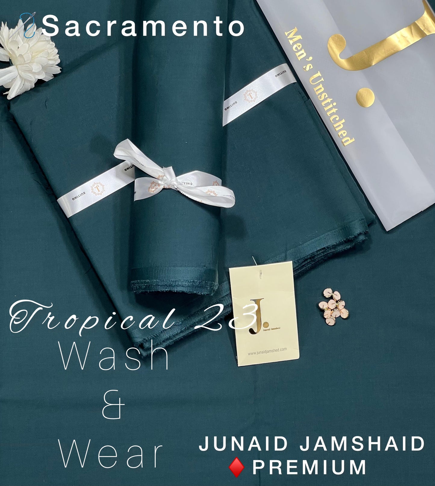 Men’s Luxury Tropical Collection 2025 – Premium Wash & Wear Fabric (4 Meter)