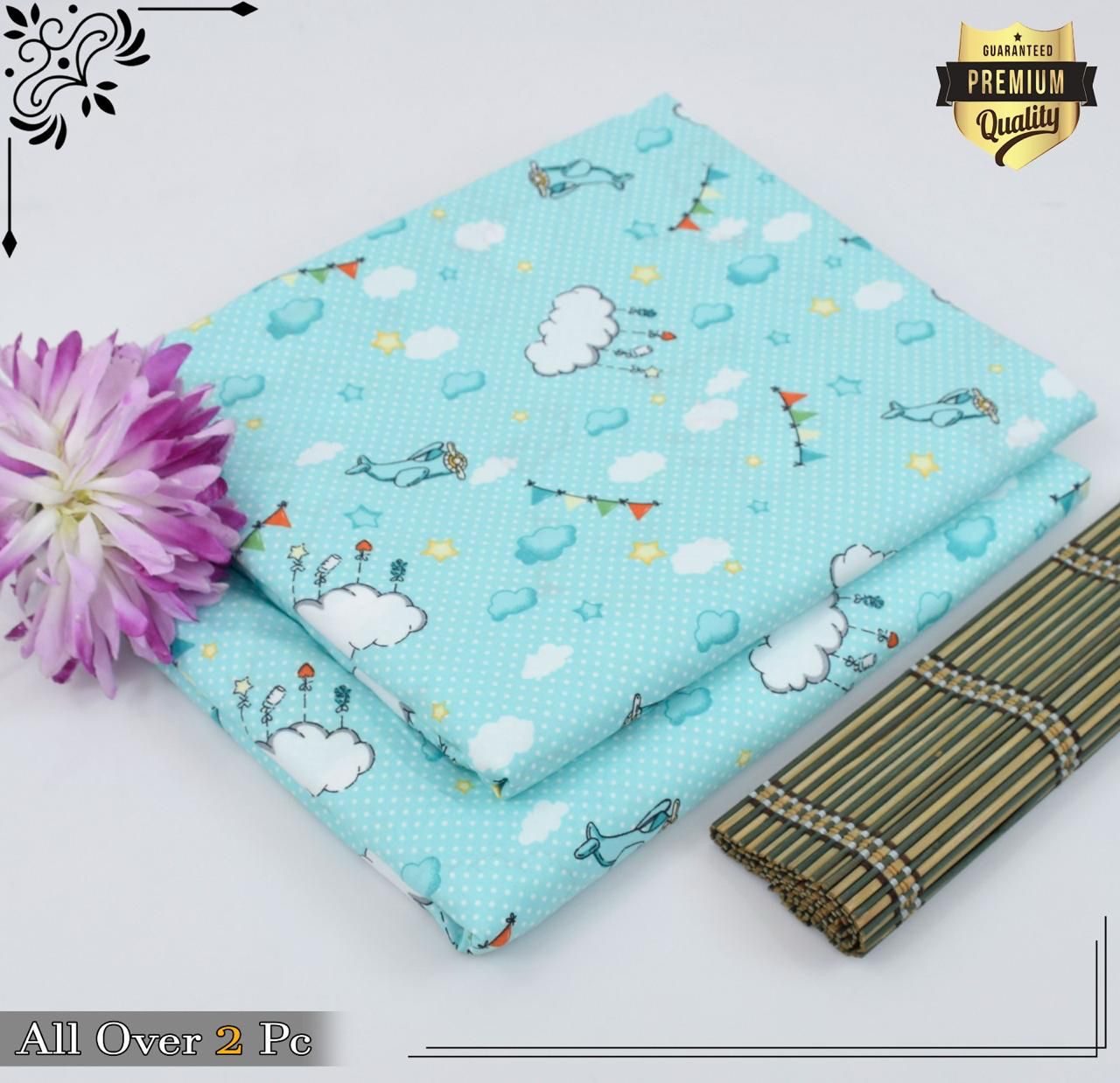 Mid-Season 2PC Floral Printed Set – Micro Polo Cotton | Premium Stitching