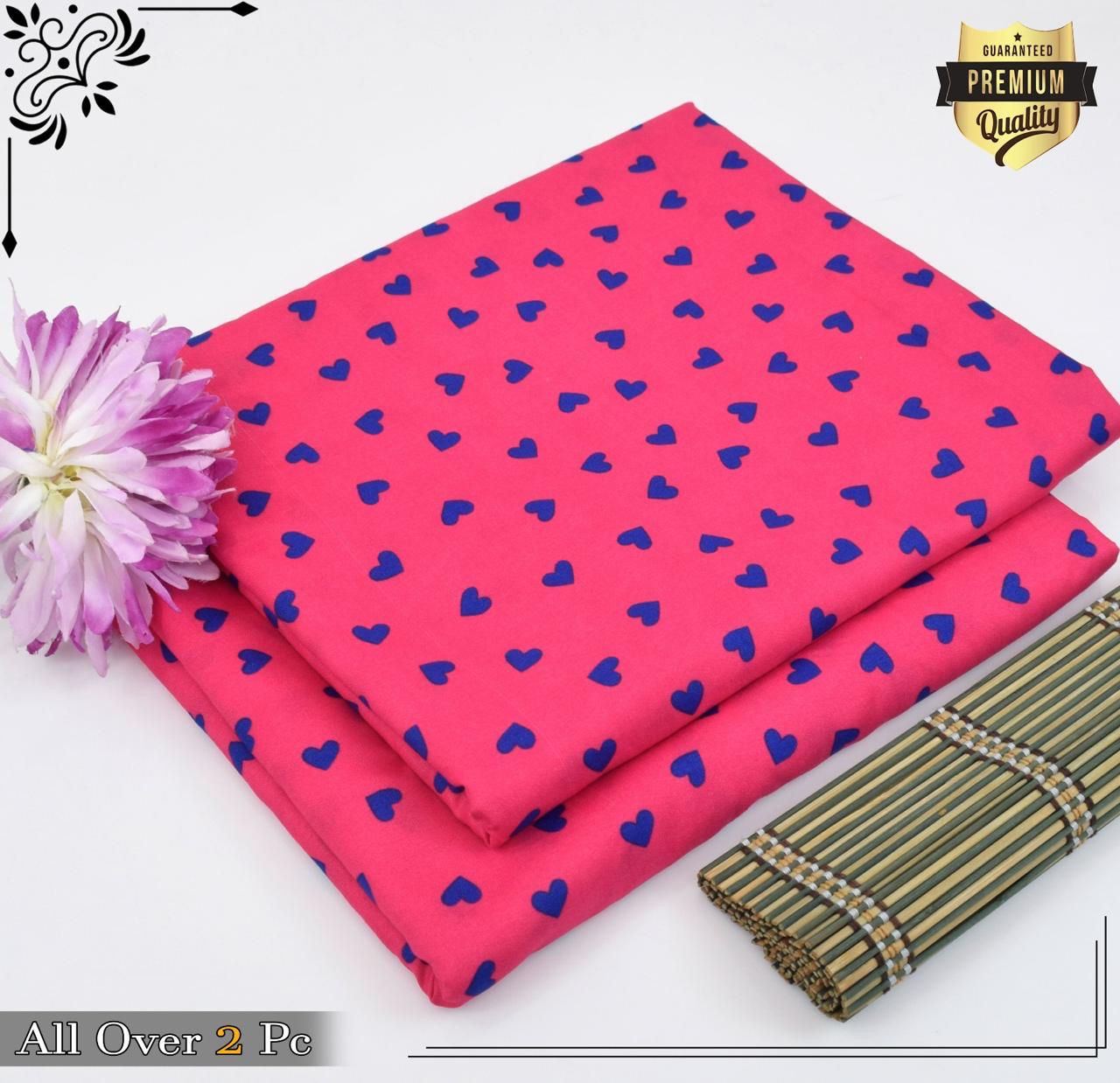 Mid-Season 2PC Floral Printed Set – Micro Polo Cotton | Premium Stitching