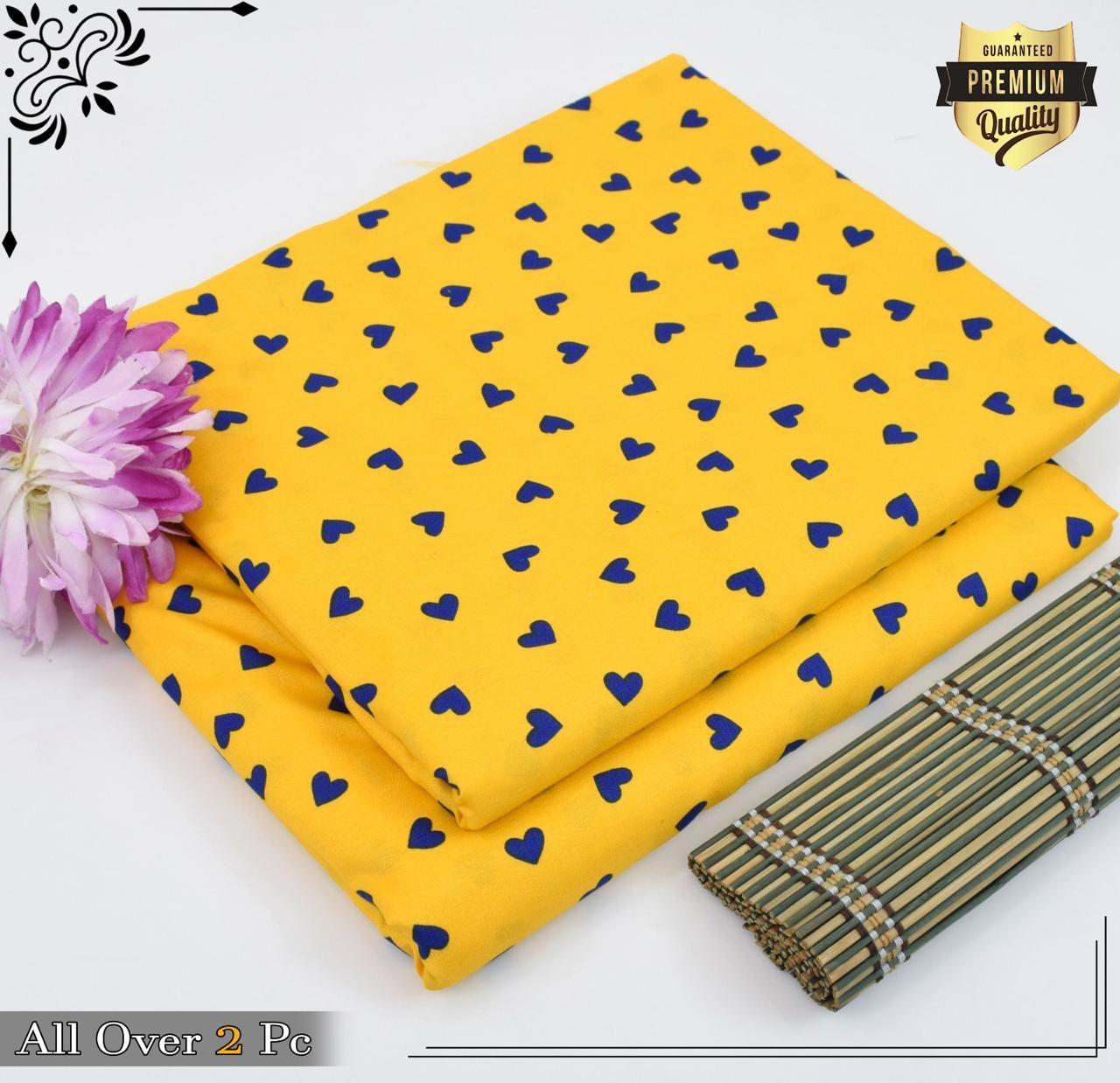 Mid-Season 2PC Floral Printed Set – Micro Polo Cotton | Premium Stitching