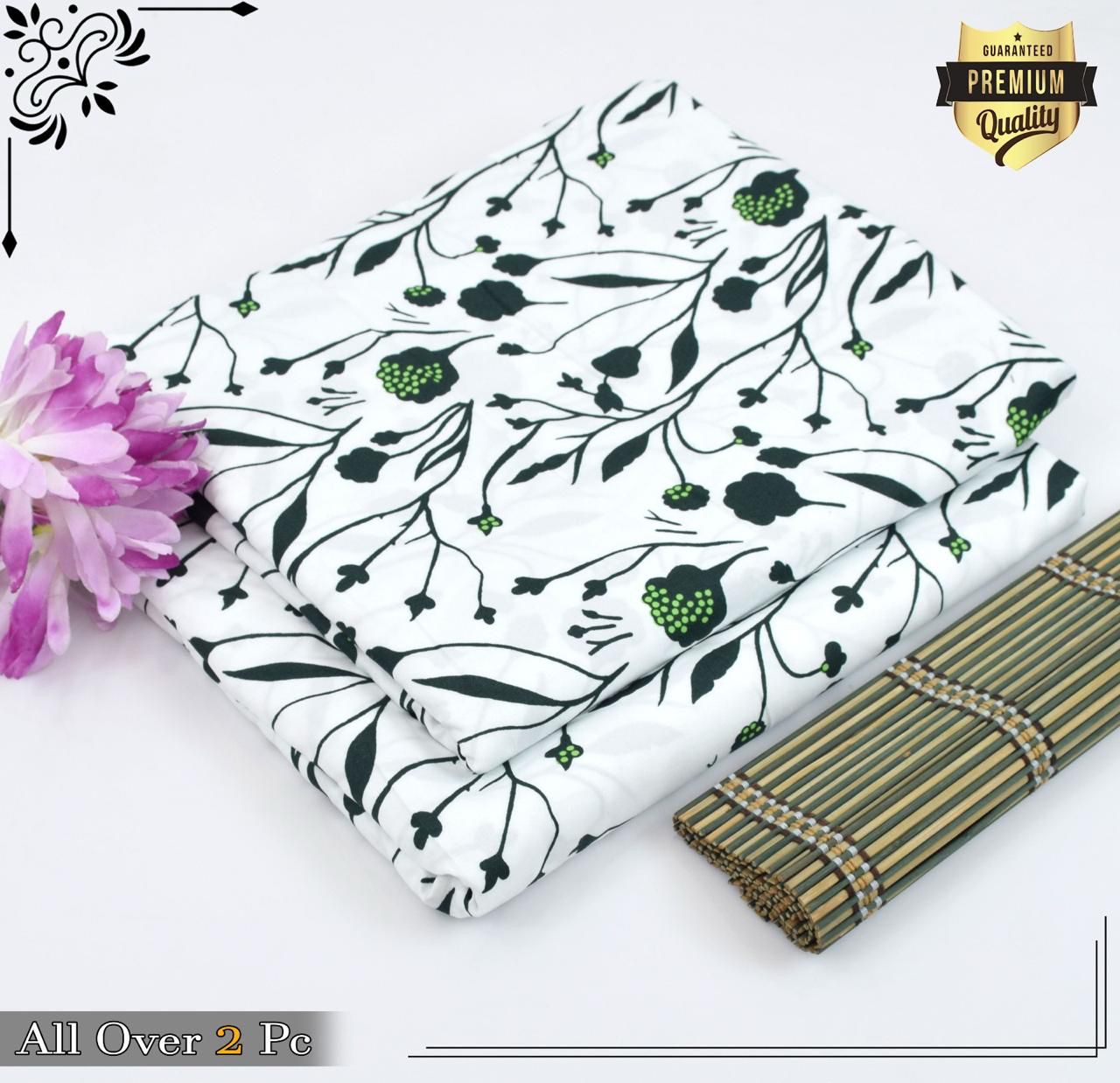 Mid-Season 2PC Floral Printed Set – Micro Polo Cotton | Premium Stitching