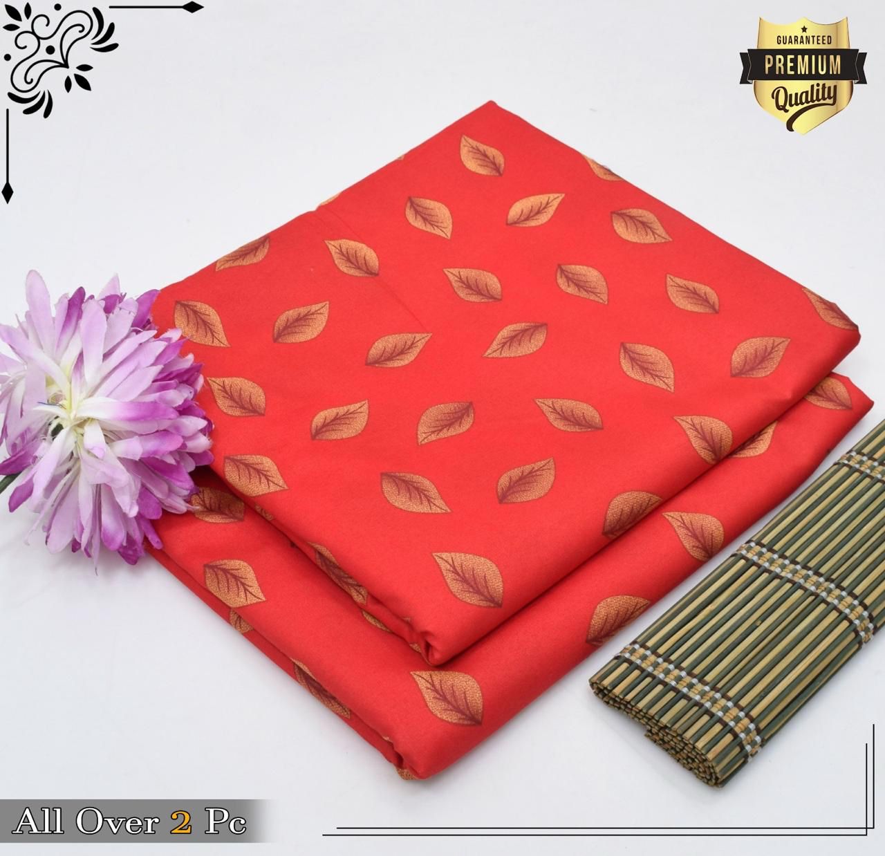Mid-Season 2PC Floral Printed Set – Micro Polo Cotton | Premium Stitching