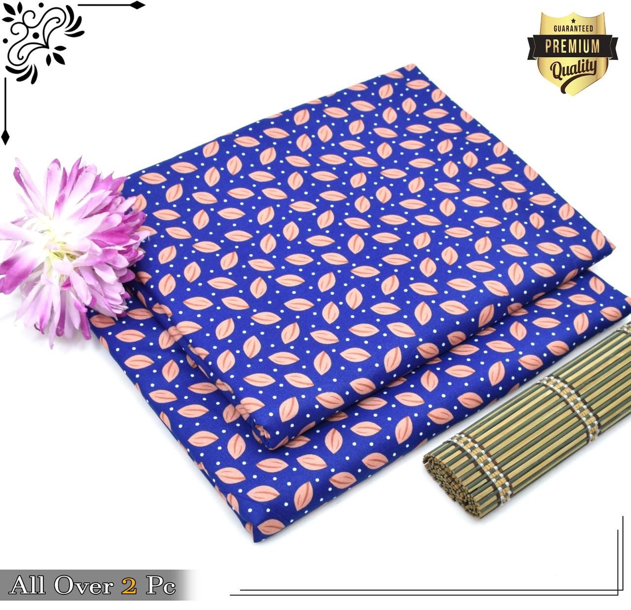 Mid-Season 2PC Floral Printed Set – Micro Polo Cotton | Premium Stitching