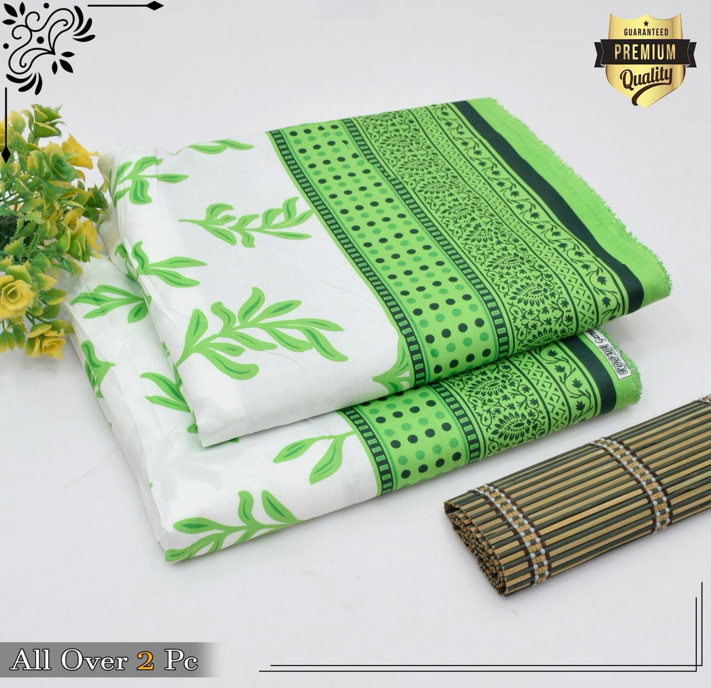 Mid-Season 2PC Floral Printed Set – Micro Polo Cotton | Premium Stitching
