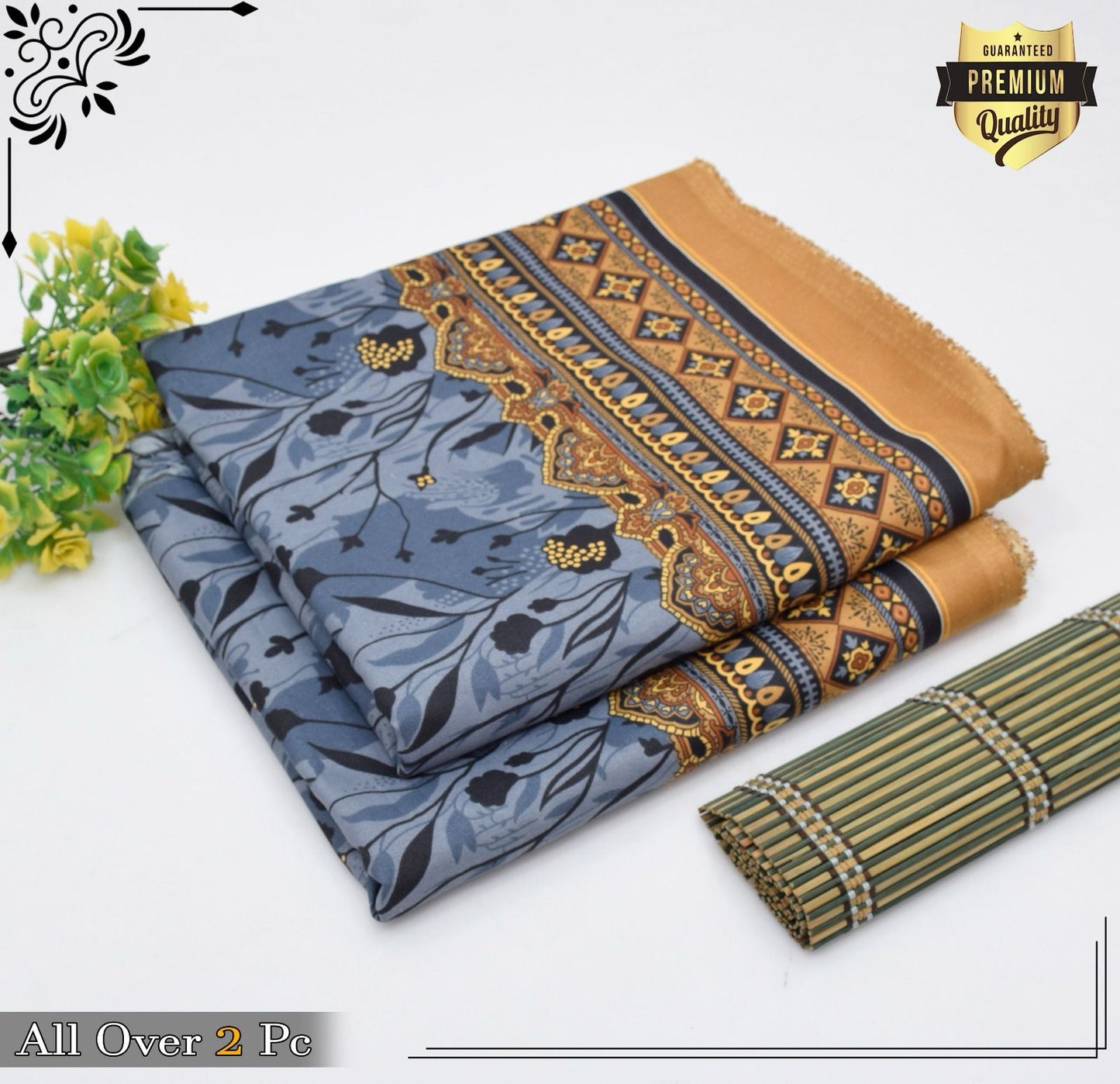 Mid-Season 2PC Floral Printed Set – Micro Polo Cotton | Premium Stitching