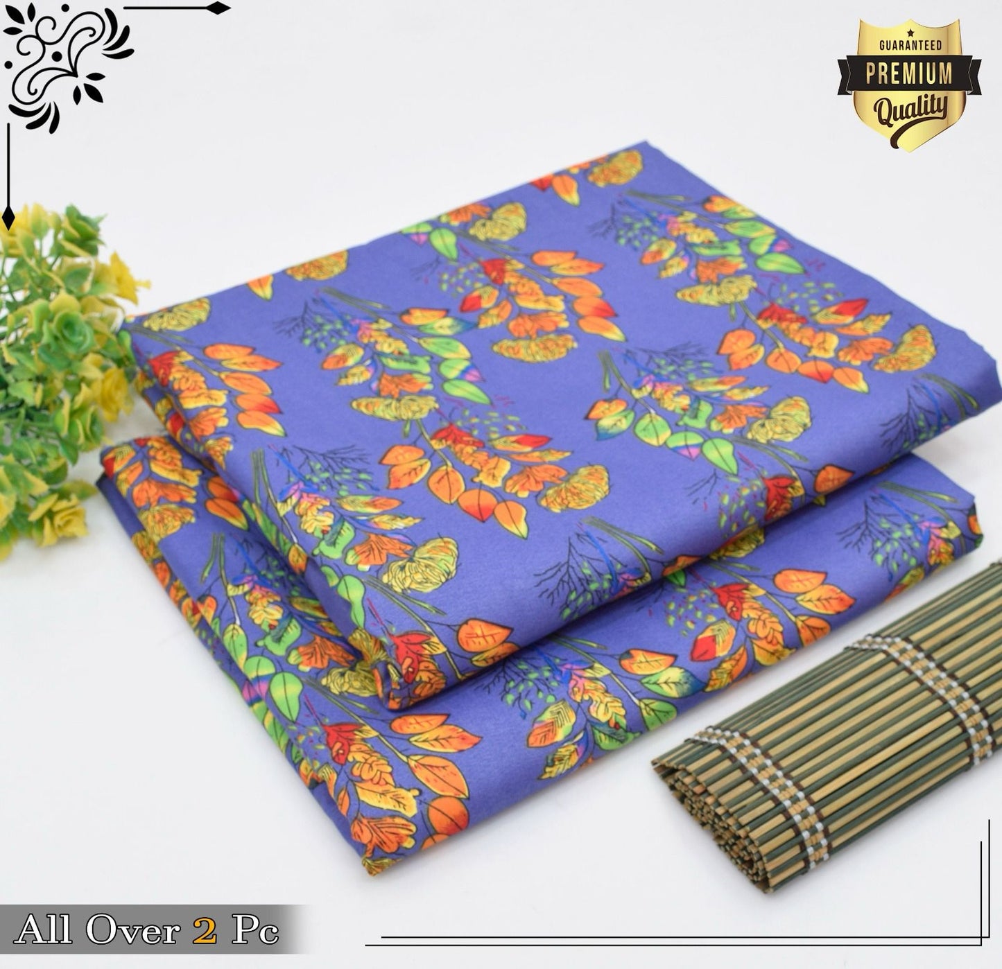 Mid-Season 2PC Floral Printed Set – Micro Polo Cotton | Premium Stitching