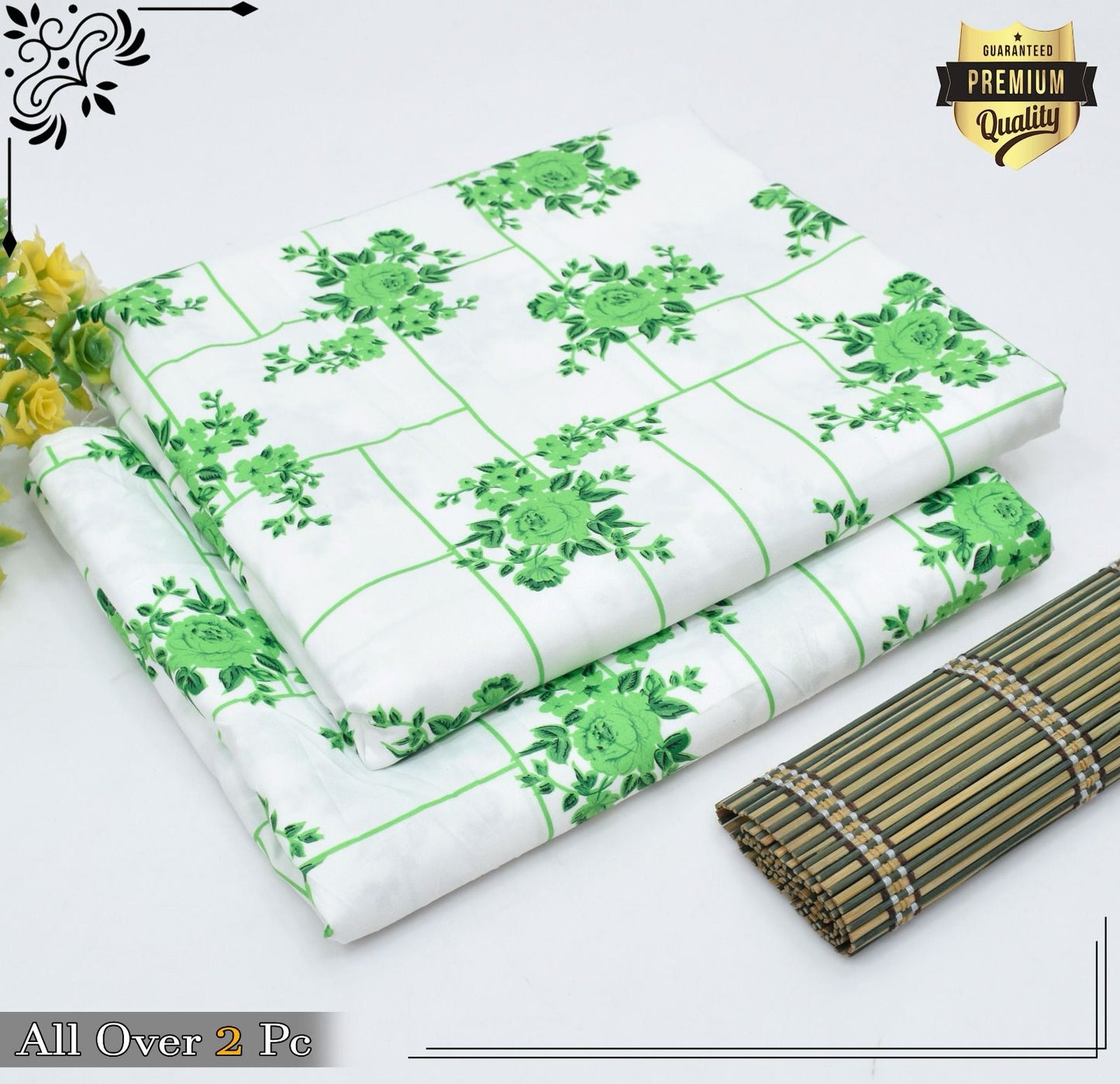 Mid-Season 2PC Floral Printed Set – Micro Polo Cotton | Premium Stitching
