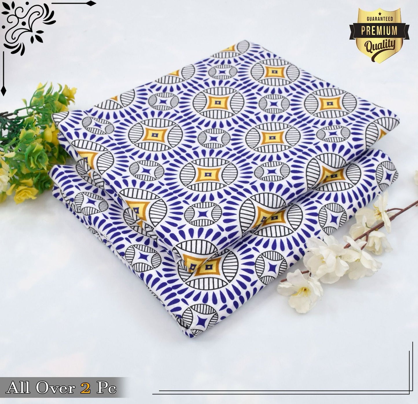 Mid-Season 2PC Floral Printed Set – Micro Polo Cotton | Premium Stitching