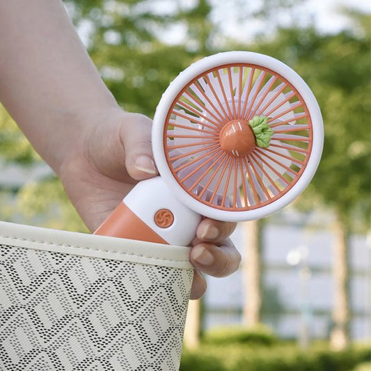 Mini Fan Multifunctional Cool Summer Fruit Cartoon Handheld Mini Fan (random Color)